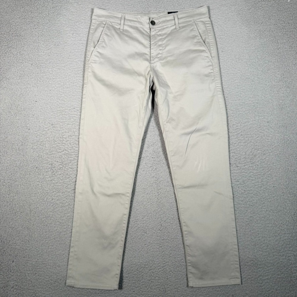 AG Adriano Goldschmied Pants 31x28 Gray Skinny Chino Slim Tapered Casual Preppy
